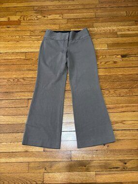Express Womens Editor Bootcut Dress Pants Size 2 28x28 Brown Career Trousers